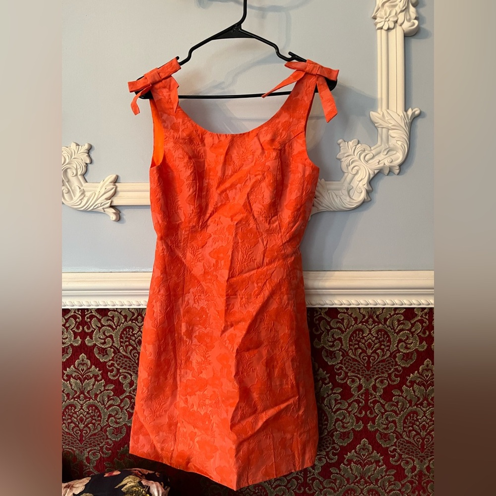 NWT Sister Jane Brocade Orange Mini Dress